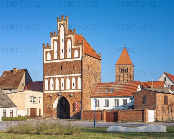 Mill Gate and Church of St. Thomas in Tribsees