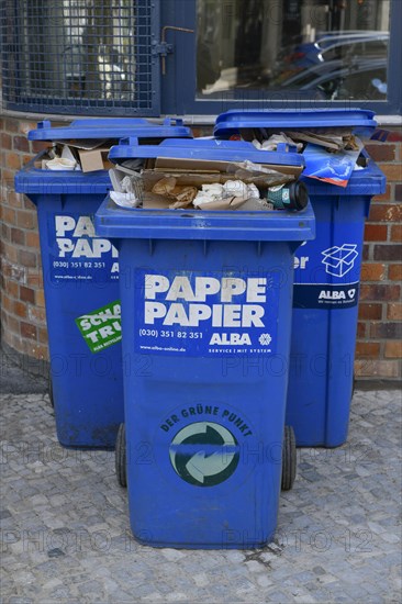 Waste paper bins from Alba