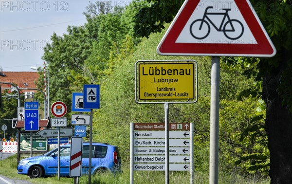 Forest of traffic signs