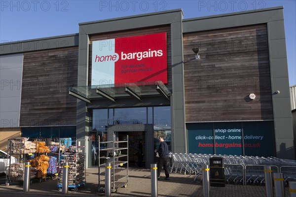 Home Bargains shop Martlesham Heath retail park