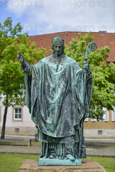 Bronze statue of Bishop Bernward of Hildesheim