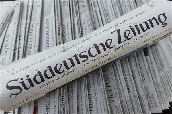 Daily newspaper Sueddeutsche Zeitung
