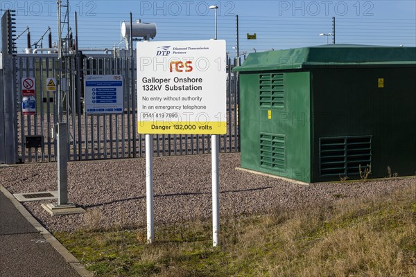 Galloper Onshore electricity substation for offshore wind farm