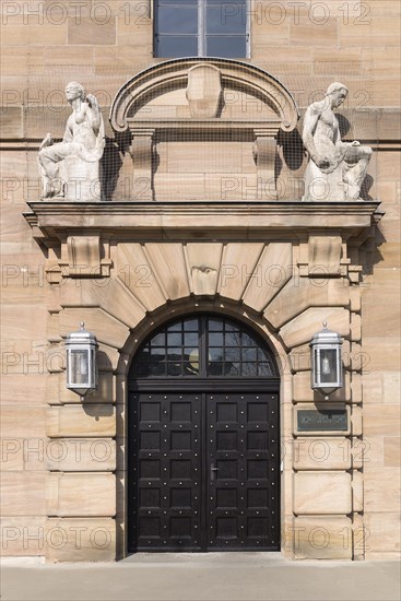 Entrance portal of the courthouse