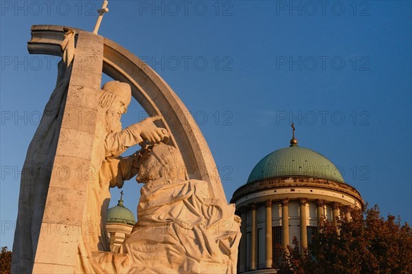 Basilica dome and sculpture