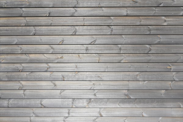Wooden panels on house facade