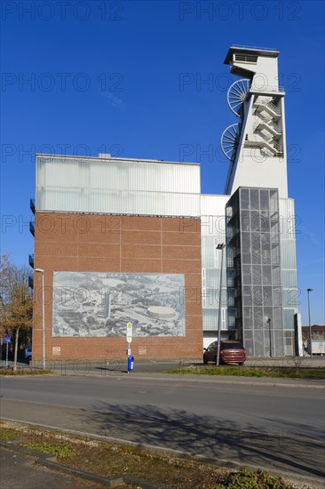 Shaft IV winding tower and machine hall in Consol Park