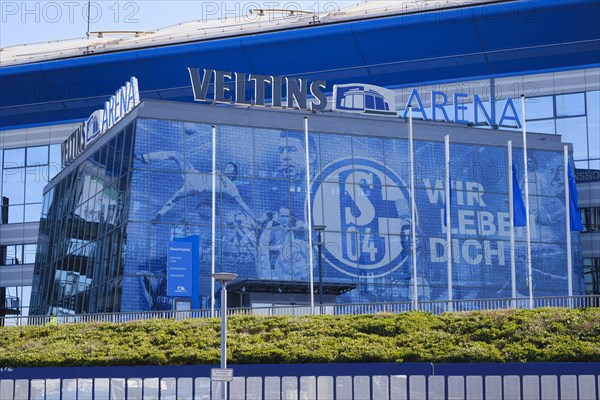 Veltins Arena with logo Schalke 04