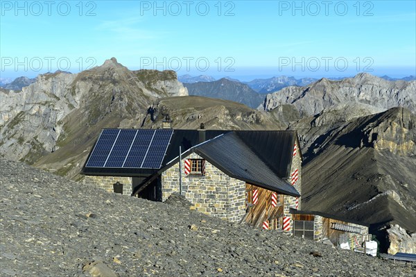 Blüemlisalphütte of the Swiss Alpine Club