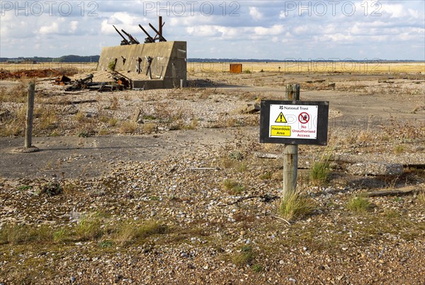 Abandoned military bomb testing site