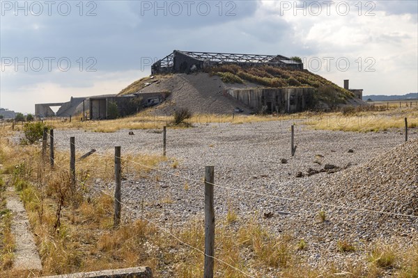 Abandoned military bomb testing buildings