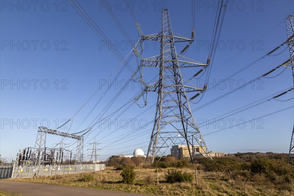 Inner Gabbard Offshore wind farm electricity substation connection to National Grid power lines