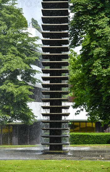 Water sculpture 1977 by Heinz Mack