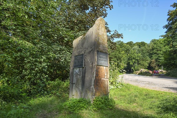 Three-country point near Bad Karlshafen