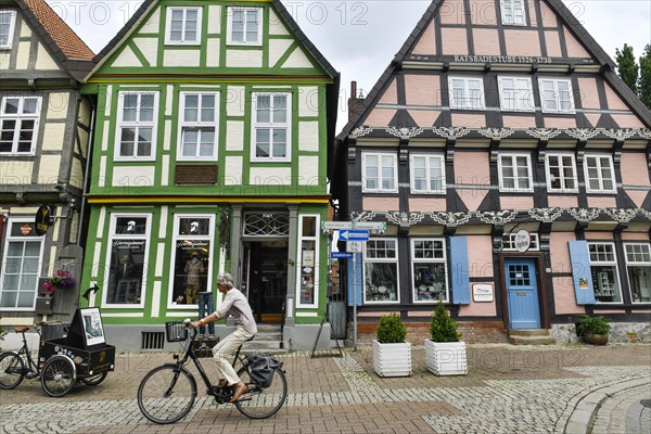 Half-timbered houses