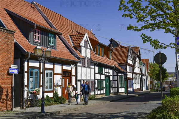 Half-timbered houses