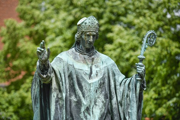 Bronze statue of Bishop Bernward of Hildesheim