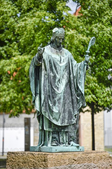 Bronze statue of Bishop Bernward of Hildesheim