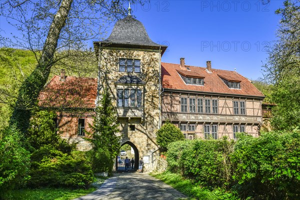 Gate tower and gatehouse