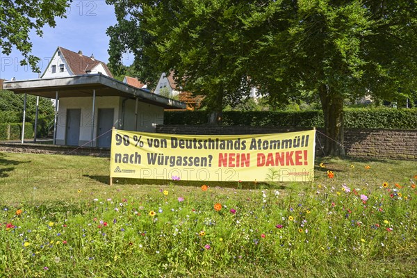 Protest Nuclear Waste Nuclear Power Plant Würgassen