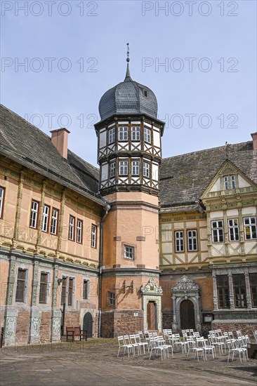 Castle courtyard