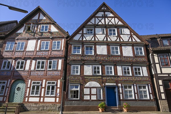 Half-timbered houses