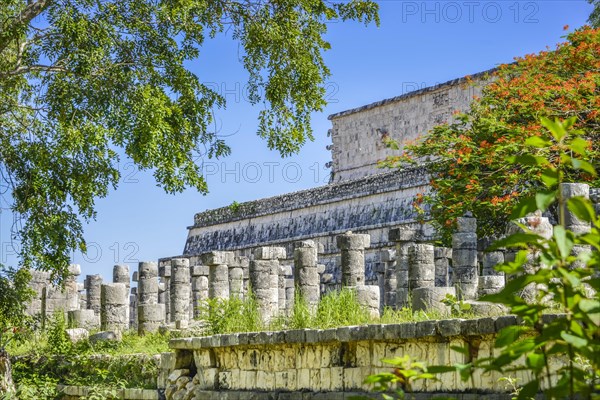 Warrior Temple Templo de los Guerreros with the Hall of 1000 Pillars