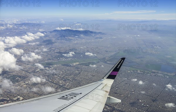 Aerial view of Mexico City Airport