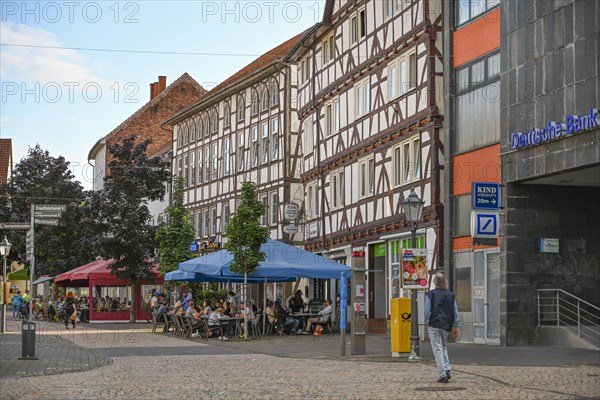 Half-timbered houses