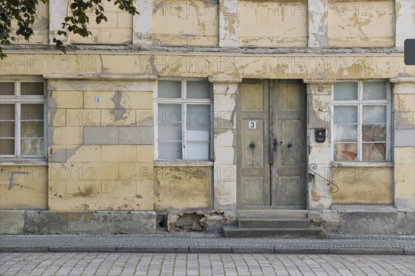 Dilapidated old building