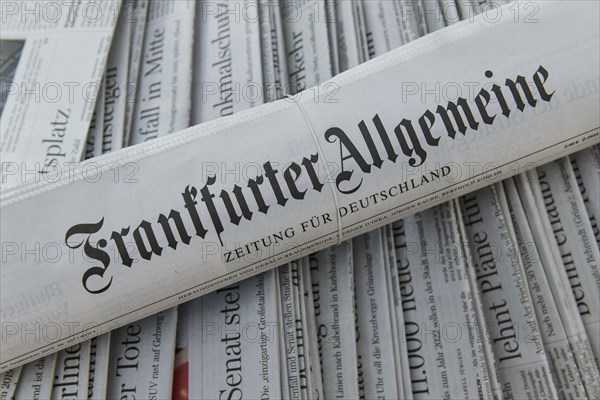 Daily newspaper Frankfurter Allgemeine