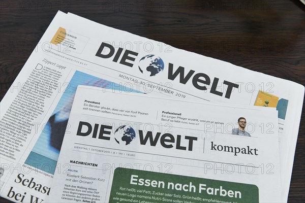 Daily newspapers Die Welt and Die Welt Kompakt