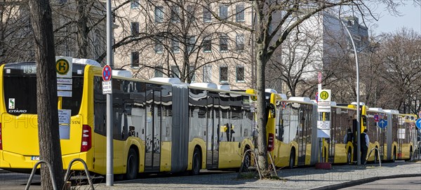 Terminal stop for Berliner Verkehrsbetriebe buses at Zoo station