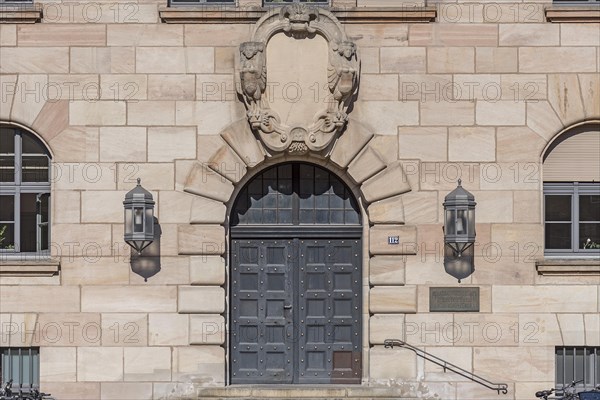 Entrance portal of the courthouse