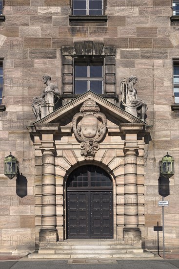 Entrance portal of the courthouse