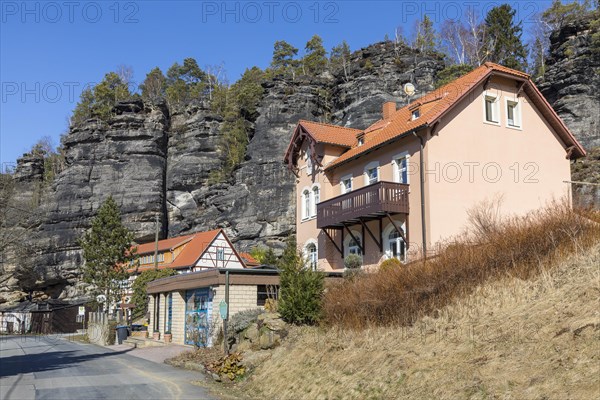 Typical houses in the district of Schweizermühle