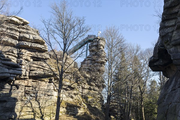 Viewing rock of the Greifensteine