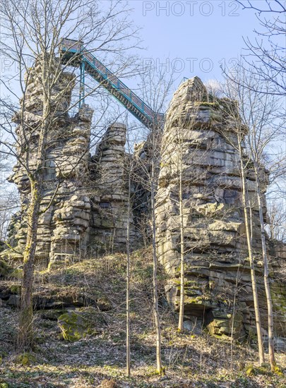 Viewing rock of the Greifensteine