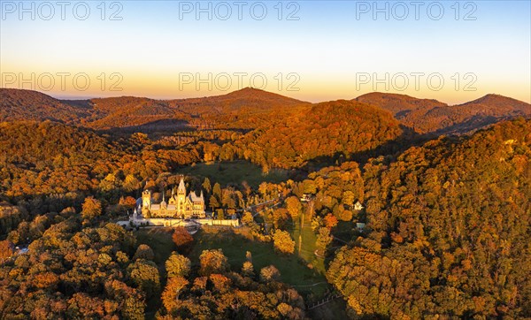 Drachenburg Castle from 1884