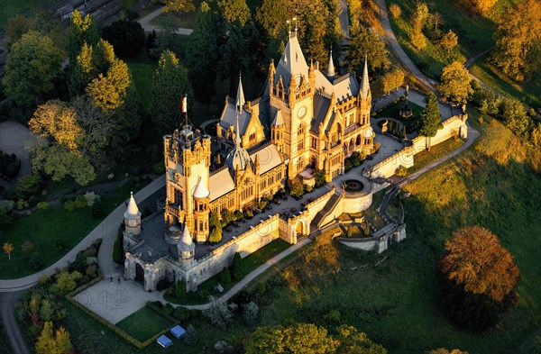 Drachenburg Castle from 1884