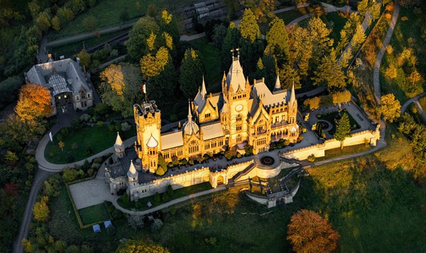 Drachenburg Castle from 1884