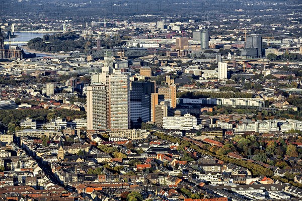 Residential high-rise Uni-Center and Cologne Justice Centre with Regional Court