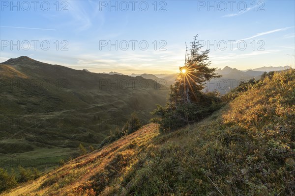 Sunrise on Portlakopf in autumn