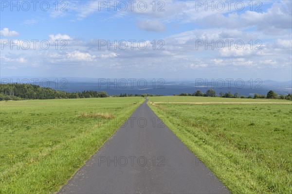 Typical road in Rhoen landscape