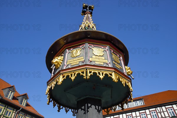 Benefactor fountain on the Market Square