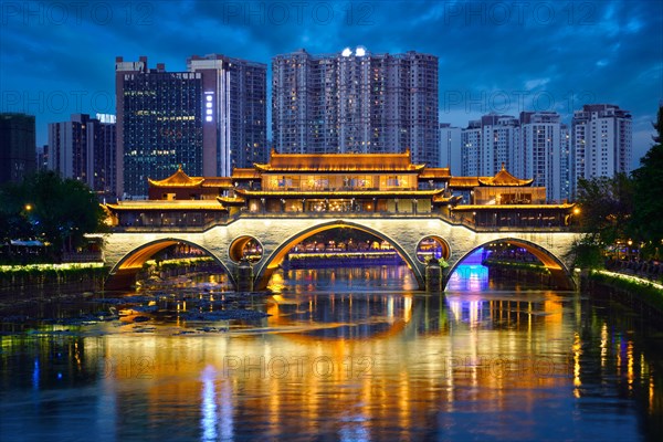 Famous landmark of Chengdu