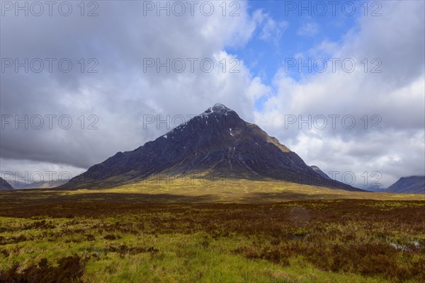 Mountain range Buachaille Etive Mor