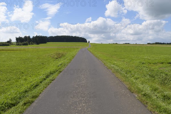 Typical road in Rhoen landscape