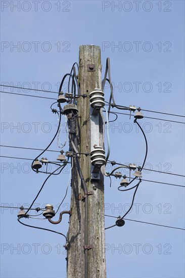 Old telegraph pole