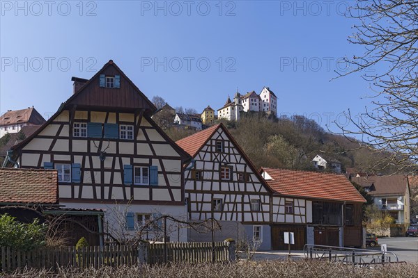 Alte fraenkische Fachwerkhaeuser